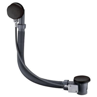 VURTU Barkway Pop Up Bath Waste, 38mm Diameter, Slotted, Black, 111114 Price Comparisons | Compare The Build