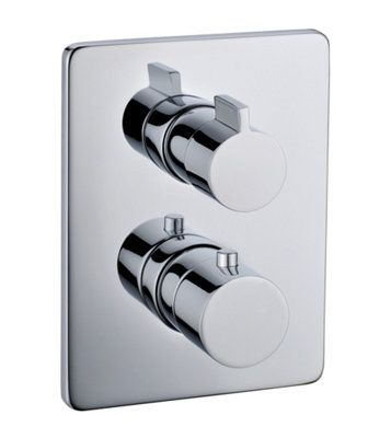 VURTU Hunsdon 3 Way Concealed Thermostatic Shower Valve, 200(H) x 150(W), Chrome, 813700-3