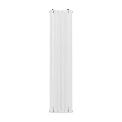 VURTU1 Designer Vertical Double Panel Radiator, 1800(H) x 410(W), White, 613625