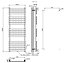 VURTU4 Designer Vertical Double Panel Radiator, 1600(H), x 600(W), White, 613658