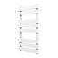 VURTU4 Designer Vertical Single Panel Radiator, 800(H) x 450(W), White, 613649
