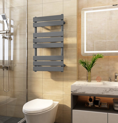 VURTU4 Designer Vertical Single Panel Radiator, 800(H) x450(W), Anthracite, 613650 Price Comparisons | Compare The Build