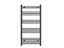 VURTU5 Designer Vertical Ladder Style Radiator, 1200(H) x 600(W), Anthracite, 613668