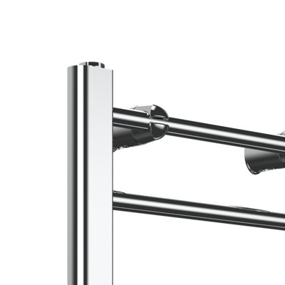 VURTU5 Designer Vertical Ladder Style Radiator 700(H) x 400(W), Chrome ...