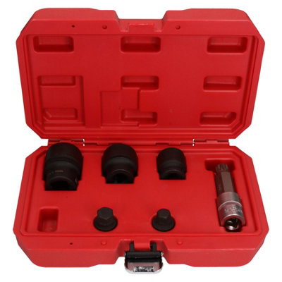 VW Audi Axle Nut Hub Socket Remover Installer 6pc Impacted Passat Golf