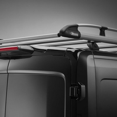 VW Caddy Roof Rack for 2010-2015 Maxi (Barn Doors) Rhino KammRack Note ...