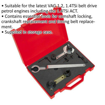 VW Petrol Engine Timing Tool Kit for 1.2 and 1.4 TSI Models