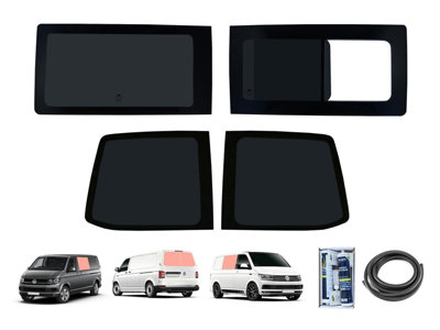 VW Transporter (2015-2022) Fixed Passenger, Opening Driver, Rear Door ...