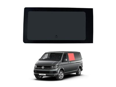 VW Transporter T6 (2015+) Side Window Left Sliding Door Tinted Glass Fixed