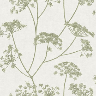 Vymura M95701 Mirella Floral Wallpaper, Green