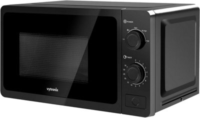 Vytronix MLM20B Manual Microwave Oven 20L Freestanding 700W Black
