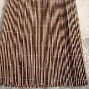 Wadan 1.8m x 4m Willow Bulrush Natural Garden Fence Panel Screening Roll Privacy Border Wind & Sun Protection