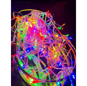 Wadan 10m 100 LED String Lights - Multicolor Mains Powered String Light with 8 Different Modes Christmas Tree Lights