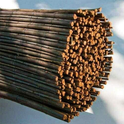 Wadan 2m x 4m Willow Bulrush Natural Garden Fence Panel Screening Roll Privacy Border Wind & Sun Protection