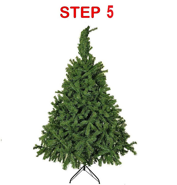 Wadan 8ft Green Artificial Christmas Tree, 1500 Tips Xmas Wadan 8ft Green Artificial Christmas Tree, 1500 Tips Xmas