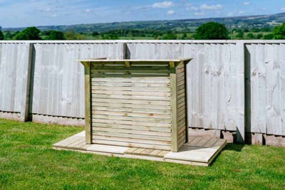 Waddington Garden Bar (3 Shelves Included) - Metal - L61.5 x W140 x H107 cm - Timber - 3