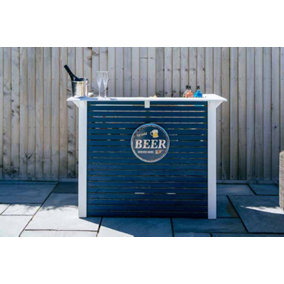 Waddington Garden Bar (3 Shelves Included) - Metal - L61.5 x W140 x H107 cm