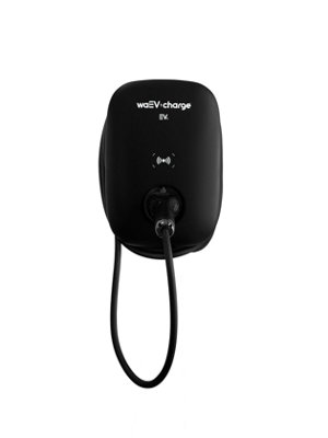 waEV-charge EV1i EV Smart Charger - 7.4kW - 5m Tethered Cable - WiFi - Powered by ev.energy
