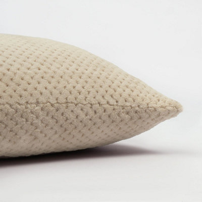Waffle Fleece 2 x Cushion Covers Soft - 3