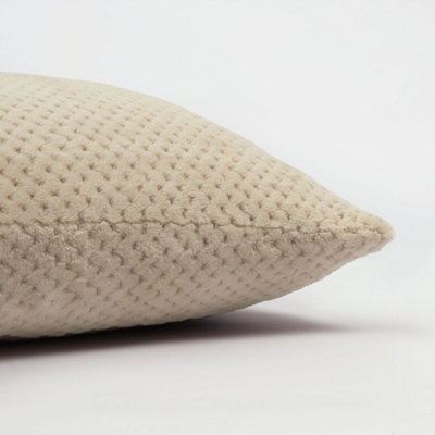 Waffle Fleece 4 x Cushion Covers Soft - 4