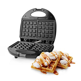 Waffle Maker with Non-Stick Plates, Double Belgian Waffle Iron Machine, Cool Touch Handles