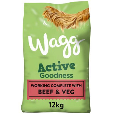 Wagg Active Goodness Beef & Veg  12kg