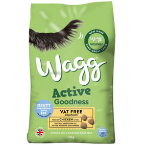 Wagg Active Goodness Chicken & Veg  Dog Food 12kg
