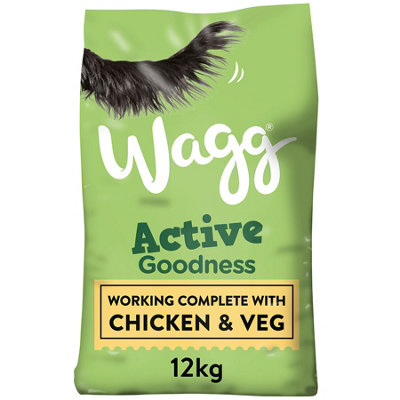 Wagg Active Goodness Working Adult Dry Dog Food Chicken 12kg