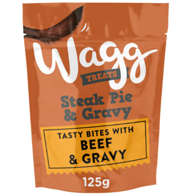 Wagg Steak Pie with Gravy Treats 125g (Pack of 7)