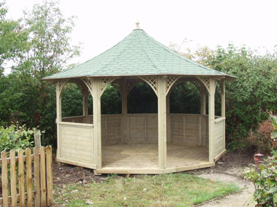 Wagner Pavilion Gazebo - Pressure Treatet Timber - L420 x W420 x H335 cm