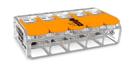 Wago 221-615 15 Piece Compact 5 Lever Connector Terminal Block 6mm