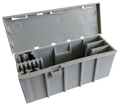 WAGO - Junction Box for 221 Connector Series, Grey, 108x39x44mm