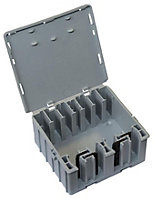 WAGO - Junction Box for 222, 773, 2276 221 Connector Series, 126x115x55mm