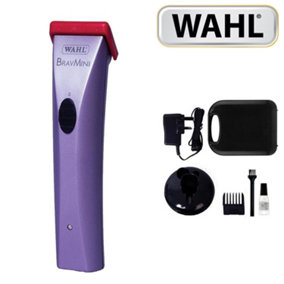 Wahl Bravmini Rechargeable Battery Animal Trimmer Grooming Set Lilac WM6590-800