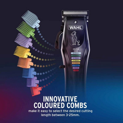Kit Tondeuse Wahl Color Pro Sans Fil 20 Pièces - Bleu - Rechargeable - 09649