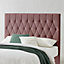 Waldorf Pink Upholstered Ottoman Storage Double Bed Frame Only
