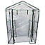 Walk in Greenhouse with PVC Cover Garden Grow Growing Room with Shelves