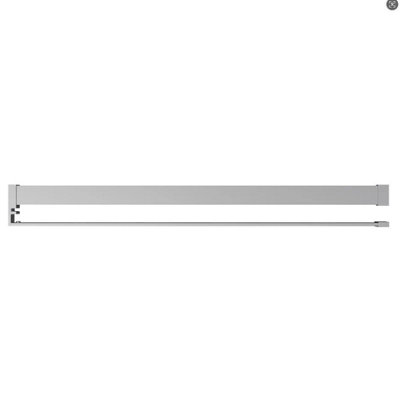 Walkin Wet Room Shower Enclosure Glass Screen Towel Rail Rack 1400mm