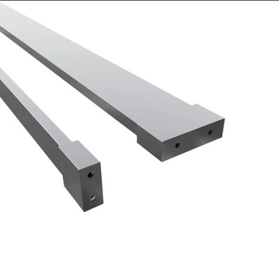 Walkin Wet Room Shower Enclosure Glass Screen Towel Rail Rack 1400mm