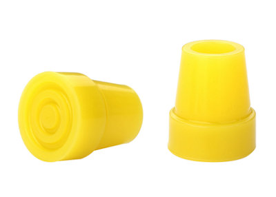Walking Stick Rubber Ferrules - Glow in the Dark Cane Tips 19mm (3/4") - Pair