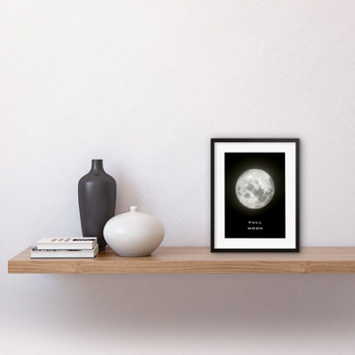 Wall Art Print Phases of the Moon Astronomy Full Moon Lunar Space ...