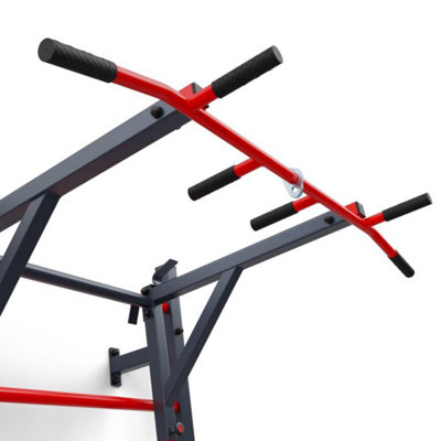 Red Expandable Spreader Bar With 14pcs Red Adjustable Straps Kit For