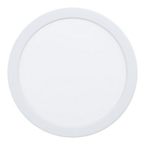 Wall / Ceiling Flush Downlight 216mm White Round Spotlight 16.5W 3000K LED