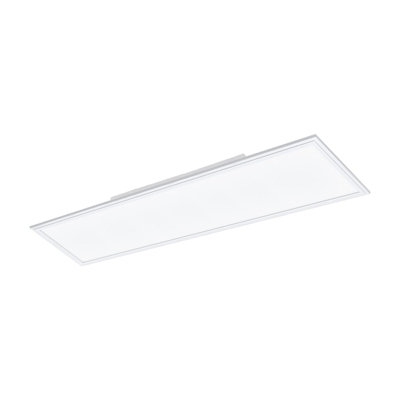 Wall / Ceiling Light White Aluminium 1200mm x 300mm Panel 40W LED 4000K