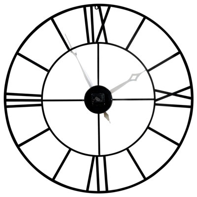 Wall Clock VALSOT 80 cm Metal Gold
