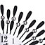 Wall Clocks Silent Large Crystal Drop Shape  Battery Operated for Home 375mm