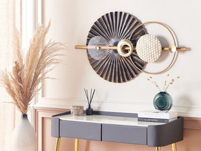 Wall Décor Black and Gold RUTHENIUM