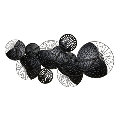 Wall Décor Black and Silver CESIUM - 4