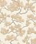 Wall Fabric Oriental Pine Cream/Gold Wallpaper