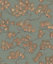 Wall Fabric Oriental Pine Sage/Copper Wallpaper